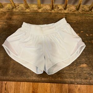 Lululemon light blue Hotty Hot shorts size 0